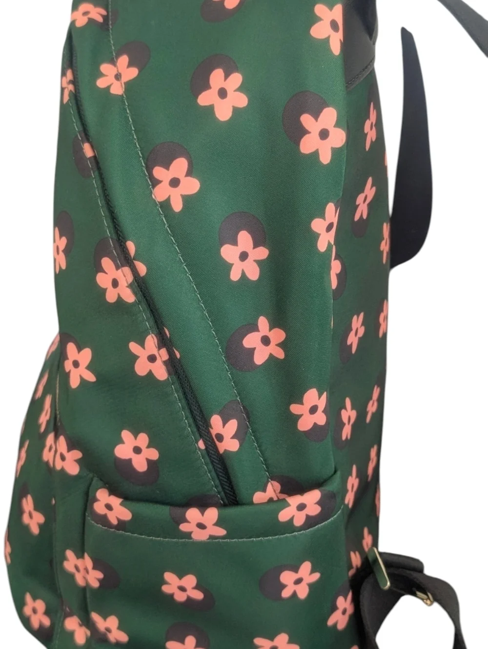 New Kate Spade Green Multi Floral Medium Backpack
